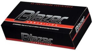 CCI Blazer Full Metal Jacket Round Nose 9mm Ammo 50 Round Box - Aluminum Casing
