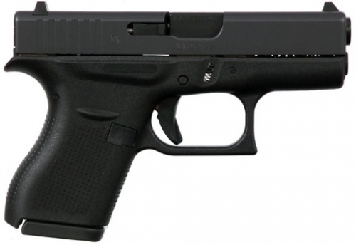 90342_4 Glock G42 Gen3 Subcompact 380 ACP Pistol - 6+1 Rounds | 3.25" Barrel | Polymer Grips | Blue/Black | Glock Fixed Rear Sights